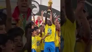 CR7 and His Son Lift the Trophy Together 🏆❤️