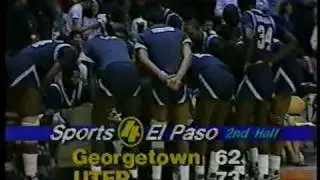 UTEP vs Georgetown 1985 final moments
