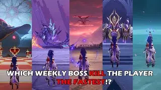WHICH WEEKLY BOSS KILL THE PLAYER THE FASTEST!? | GENSHIN IMPACT
