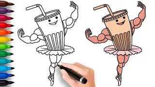 How to draw Ballerino Lololo from Italian Brainrot Animals easy step by step drawing
