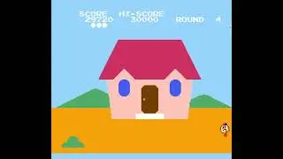 【ファミコン】パックランドをゲームオーバーになるまでやってみる