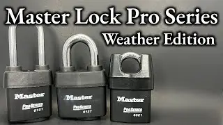 322) Master Lock Pro Series Weather Editions Picked and Gutted