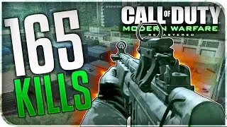 INSANE 165 KILL ON MODERN WARFARE REMASTERED! WORLD'S FIRST 100+ IN MWR (MWR SERVERS ONLINE EARLY)