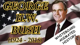 GEORGE H.W. BUSH - 41st President of USA | Quick Biography