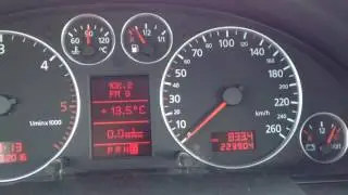 Audi A6 C5, 2.5 TDI, 155hp acceleration 0-100
