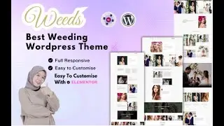 Weeds-Wedding Photography- WordPress Theme WordPress Theme 2.99 $ Only
