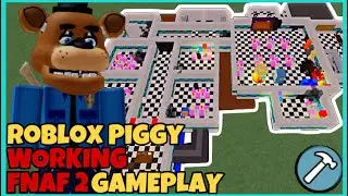 I built a working FNAF 2 Map in Roblox Piggy (Build + Gameplay)