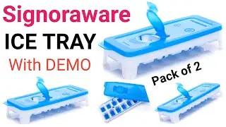 Signoraware Ice Tray With DEMO | Blue | Pack of 2