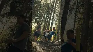 Track walk is dangerous ⚠️ #mtb #downhill #mountainbike #track #fails #tracktime