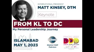 Start with your Heart | DTM Matt Kinsey Keynote Speech (Part-3/3) | ICAP Auditorium | 1st May 2023 |