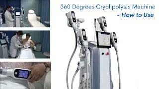 360 Degree Cryolipolysis Weight Loss Machine | How to Use