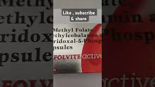 Folvite active capsule #medicine #information #shorts