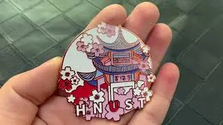 Rose gold medals enamel pins