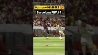Ousmane Demb&eacute;l&eacute; goal barcelona fifa19 pace #dembele #shorts #football #closeeyes #barcelona #france