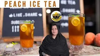 🍑 Peach Ice Tea Recipe | Cool & Refreshing Summer Drink | Caf&eacute; Style at Home 🍑 Ayesha Dalal