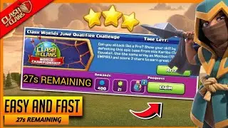 Clash Of Clans | CLASH WORLD JUNE QUALIFIER CHALLENGE | Easy 3 star