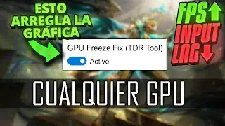&iexcl;Esta Configuraci&oacute;n elimina el gpu freeze, tirones y el input lag (Stuttering)! &iexcl;CUALQUIER GPU!