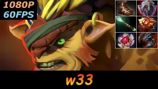 Dota 2 w33 Bristleback Pro Top MMR 14/0/9 Ranked Full Gameplay