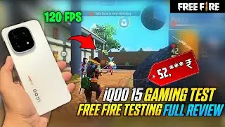 iQOO 15 GAMING TEST 😍| FREE FIRE TESTING | FULL REVIEW 💯| 120 FPS ✅| BEST GAMING SMARTPHONE EVER 📱
