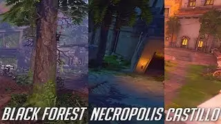Overwatch - NEW 1v1/3v3 GAMEMODE Maps (Black Forest, Necropolis, Castillo)
