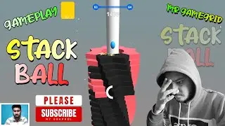 Viral Stack Ball Game - 3D Gameplay🎮😮#stackball #games #gameplay #gameplaywalkthrough #trending