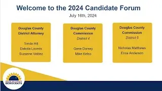 Candidate Forum: House District 44, County Clerk, District Attorney, Commission Districts 4 & 5