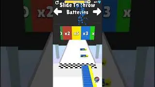 BATTERY RUN 3D! 🔥 🔋 🔥  3D Games #Gameplay #Mobilegame All Levels Gameplay (iOS & Android)