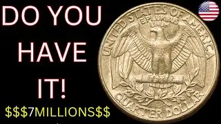 TOP 6 USA OLD RARE AND  MOST VALUABLE WASHINGTON QUARTERS THAT CAN MAKE YOU A MILLIONAIRE!