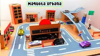 Como hacer una maqueta de cartón reciclado ciudad urbana