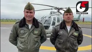 En arriesgada maniobra a&eacute;rea rescatan a adulto mayor que cay&oacute; desde roquer&iacute;os