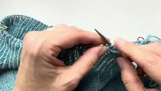 Twisted rib in the round
