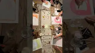 Throw your friends a sip and paint evening in February 🎨 #creative