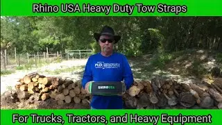 Rhino USA Heavy Duty Tow Straps for Trucks, Tractors, and Heavy Equipment. Customer Review. USA Made