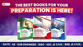 THE COMPLETE CIVIL ENGINEERING STUDY MATERIAL | GATE | AE | SUBENGINEER | ISRO | SSC JE RRB JE CIVIL