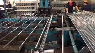 Galvanized steel pipe production process