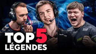 Le top 5 des Légendes de CS:GO feat XTQZZZ, KRL, vArkA et Cnd