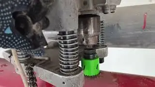 How to Drill a hole big MS pipe | Fire Fighting Pipe 