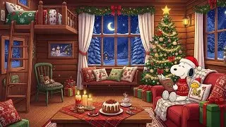 🎆 Snoopy’s Cozy New Year Night 🔔Warm New Year Lofi ❄️ Calm Study & Relax🎧