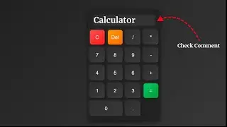 3D Calculator Design Review | HTML, CSS, JavaScript Project