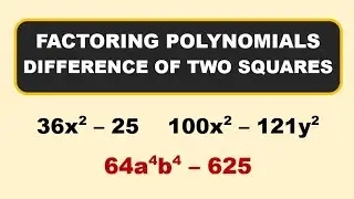 Factoring Polynomials - Difference of two Squares by Math Teacher Gon