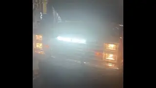 Square body K5 blazer off road lights / LED / light bar hidden installation overview