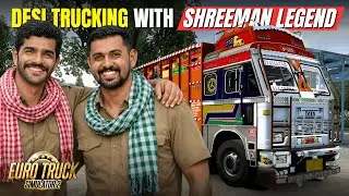 TRUCKING WITH आडझोड TRUCKERS FEAT. SHREEMAN LEGEND | ETS2 CONVOY LIVE