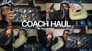 My 1st Coach Bags | Coach Haul | Pillow Tabby 26 & Carmen Mini Crossbody