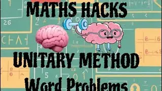 Unitary Method How to Solve word problems Related To Time And Work |Mathematics| #Wordproblems