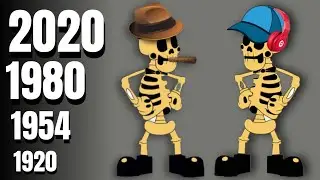 spooky scary skeletons through the years!🎵