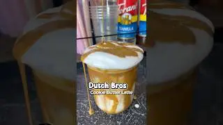 Dutch bros is such a vibe #dutchbros #cookiebutter #icedlatte