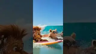 Surf Crew Makes a Splash in Epic Ocean Ride 🌊🏄&zwj;♀️