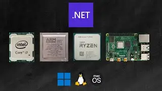 Learn to compile dotnet app to target multiple processors,operating systems using .NET SDK CLI tools