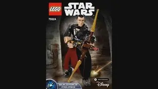 LEGO Constraction Star Wars 75524 Chirrut Imwe - instruction timelapse