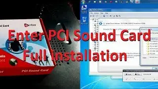 Enter PCI Sound Card Full installation | Cheapest Sound Card In India |